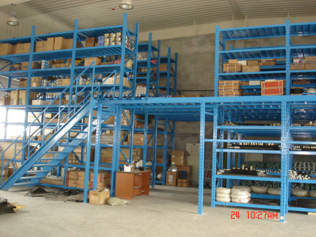 产品名称：阁楼式货架的运用